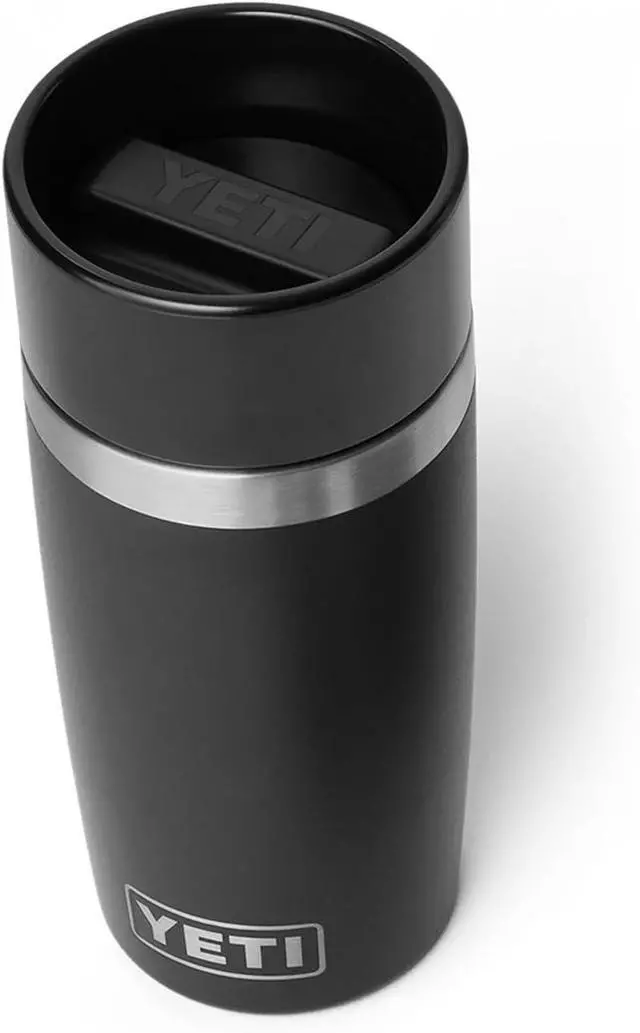 Main image of Rambler 12 oz Travel Bottle Stainless Steel Vacuum Insulated with Leakproof Commuter Cap Black