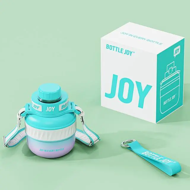 Alt view image 4 of 7 - Stainless Steel Double Vacuum Insulated Water Bottle for Cold Drinks Sports Travel Fashion Office Leak-proof Flip Cold Iced for 12 Hours 16OZ / 500ML