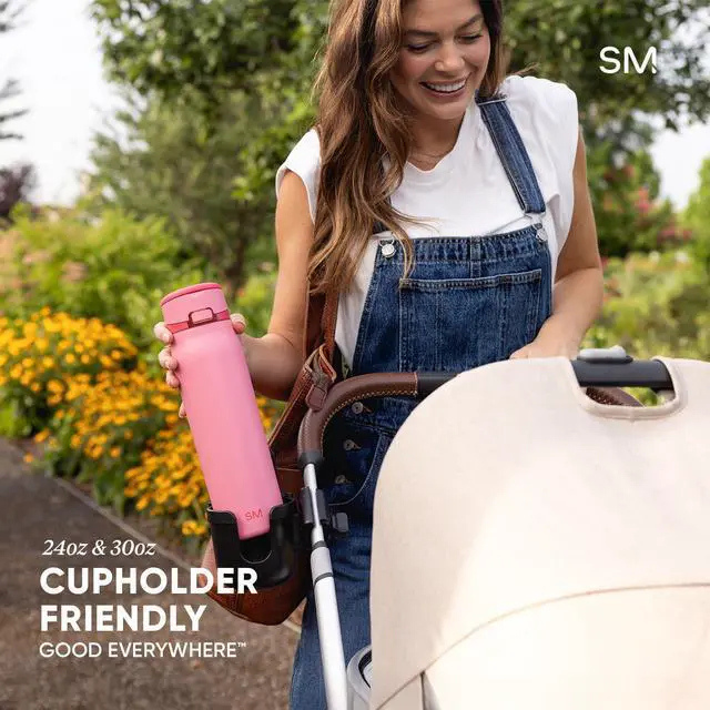 Alt view image 4 of 7 - Mesa Loop Water Bottle with Straw | 30oz Cup Holder Friendly Insulated Stainless Steel Bottles for Travel Sports and School | Cricket