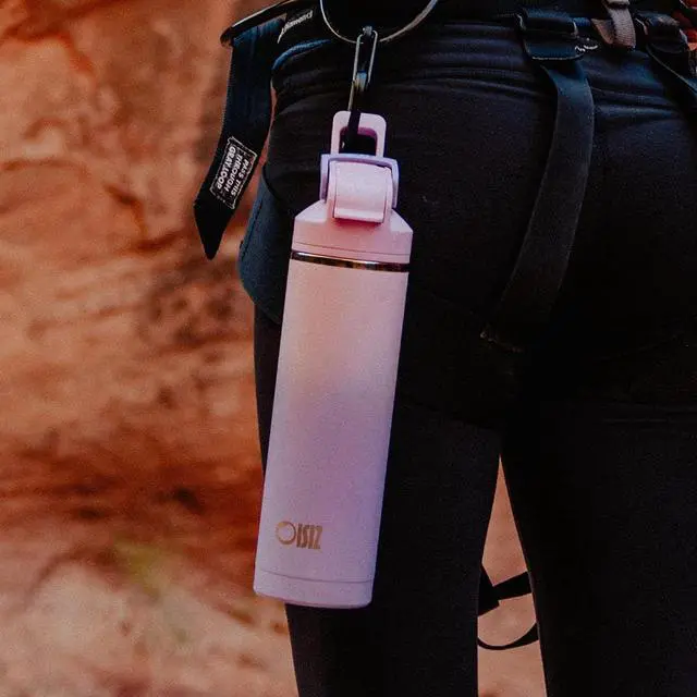 Alt view image 6 of 7 - Insulated Water Bottle 24 oz with 2-in-1 Straw and Spout Lid Leakproof and BPA Free Keep Cold 24H Vacuum Stainless Steel Water Bottle for School Travel and Sports All Dishwasher Safe