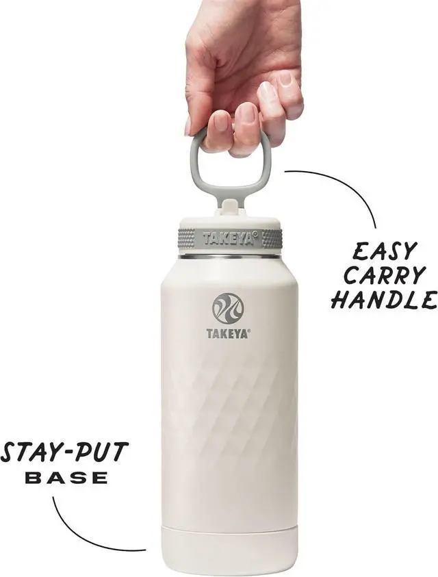 Alt view image 3 of 4 - Sport 32 oz Triple-Insulated Stainless Steel Water Bottle Straw Lid  Leakproof Sweatproof BPA-Free Keeps Drinks Cold 36 Hrs Hot 14 Hrs  Alpine