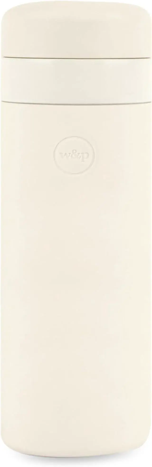 Main image of Porter Insulated Bottle 20 oz | Clean Taste Ceramic Coating for Water Coffee & Tea | Wide Mouth Vacuum Insulated | Dishwasher Safe Cream