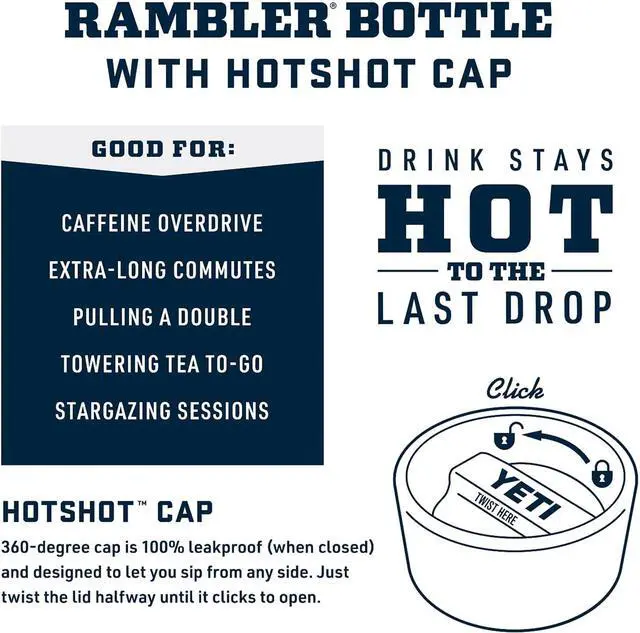 Alt view image 2 of 7 - Rambler 12 oz Bottle Stainless Steel Vacuum Insulated with Hot Shot Cap