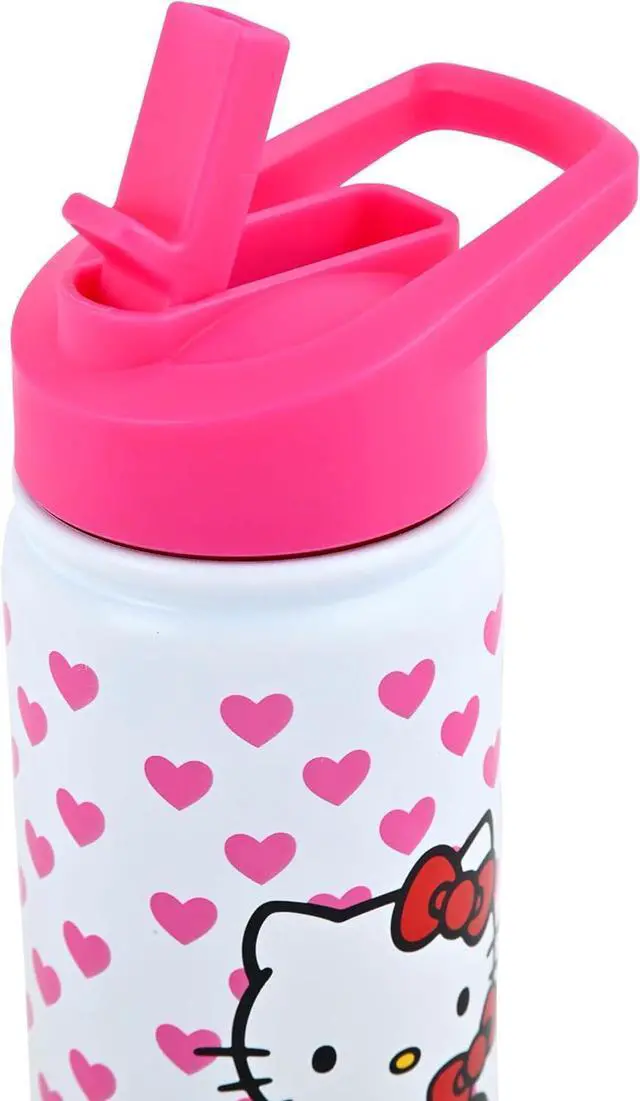 Alt view image 2 of 6 - Sanrio Hello Kitty Insulated Stainless Steel Water Bottle | 20 Oz Insulated Water Bottle | Kids Water Bottle Thermos for Girls Boys Unisex C6VAC13FN