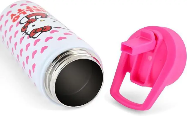 Alt view image 3 of 6 - Sanrio Hello Kitty Insulated Stainless Steel Water Bottle | 20 Oz Insulated Water Bottle | Kids Water Bottle Thermos for Girls Boys Unisex C6VAC13FN