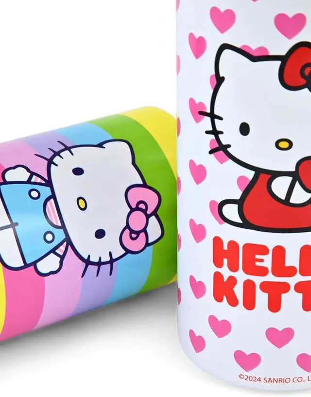 Alt view image 4 of 6 - Sanrio Hello Kitty Insulated Stainless Steel Water Bottle | 20 Oz Insulated Water Bottle | Kids Water Bottle Thermos for Girls Boys Unisex C6VAC13FN