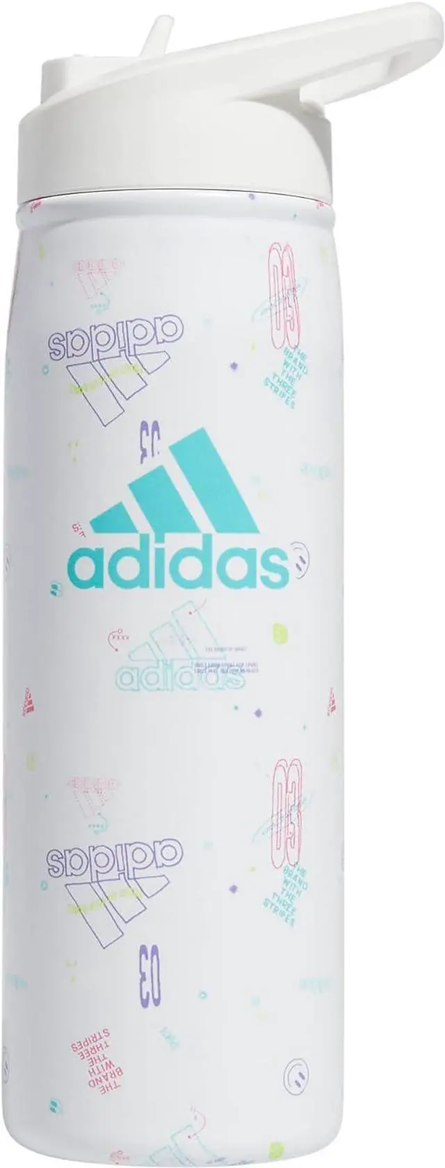 Main image of 600 ML (20 oz) Straw Top Metal Water Bottle Hot/Cold Double-Walled Insulated 18/8 Stainless Steel