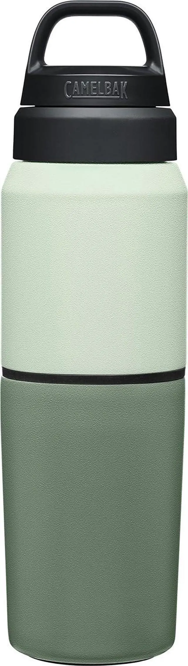 Alt view image 3 of 7 - MultiBev Insulated Stainless Steel Water Bottle & Travel Cup