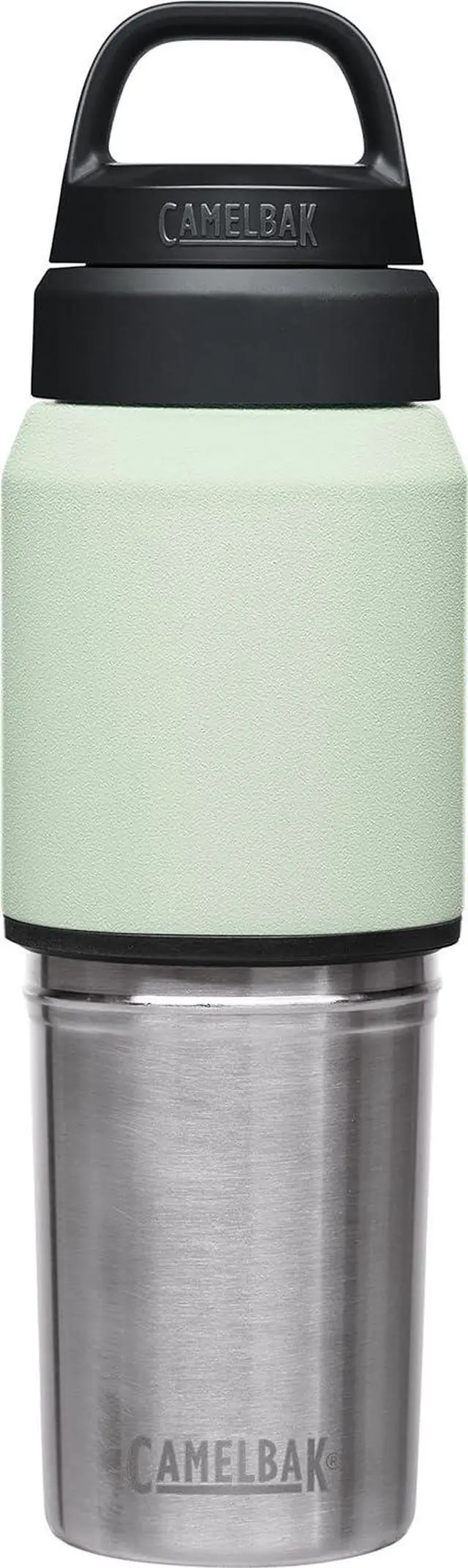 Alt view image 4 of 7 - MultiBev Insulated Stainless Steel Water Bottle & Travel Cup