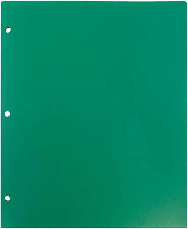 Alt view image 7 of 7 - JAM PAPER Heavy Duty Plastic 3 Hole Punch Pocket Folders - Extra Tough School Folders - Assorted Primary Colors - 6/Pack