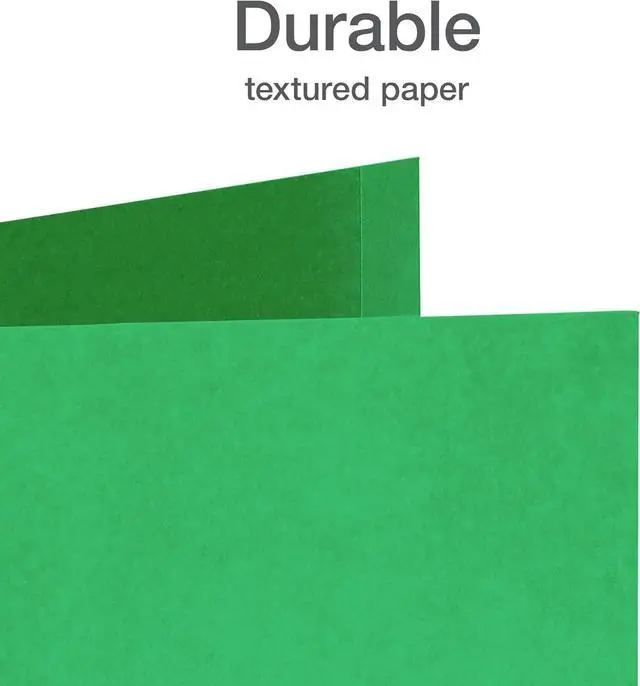 Alt view image 6 of 7 - Two-Pocket Folders Assorted Colors Letter Size 25 per box (57513)