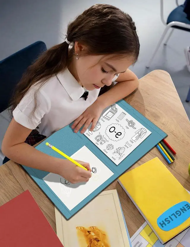 Alt view image 3 of 7 - Folders with Pockets(25 Pack Retro Colors) 2 Pocket Folders Fit Letter Size Paper Paper File Folder for School Office Home Bussiness