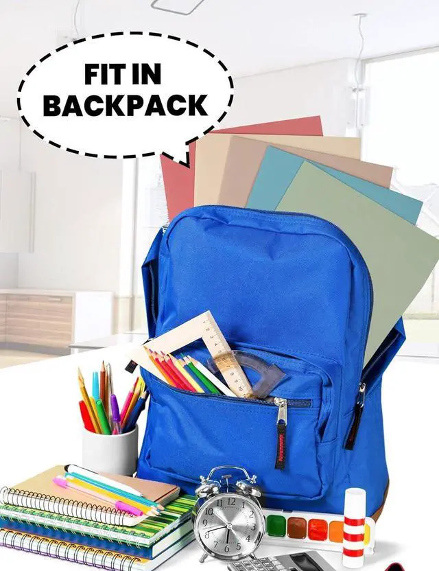 Alt view image 6 of 7 - Folders with Pockets(25 Pack Retro Colors) 2 Pocket Folders Fit Letter Size Paper Paper File Folder for School Office Home Bussiness