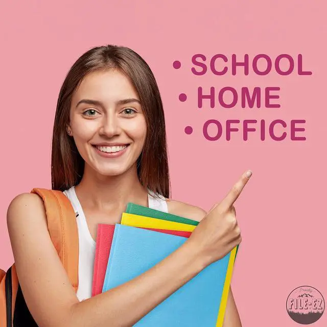 Alt view image 4 of 7 - Two-Pocket Folders with 3-Prong Fasteners Assorted Colors 25-Pack Durable Textured Paper Matte Finish Letter Sheet Size (EZ-92500)