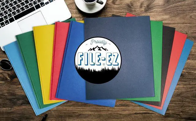 Alt view image 7 of 7 - Two-Pocket Folders with 3-Prong Fasteners Assorted Colors 25-Pack Durable Textured Paper Matte Finish Letter Sheet Size (EZ-92500)