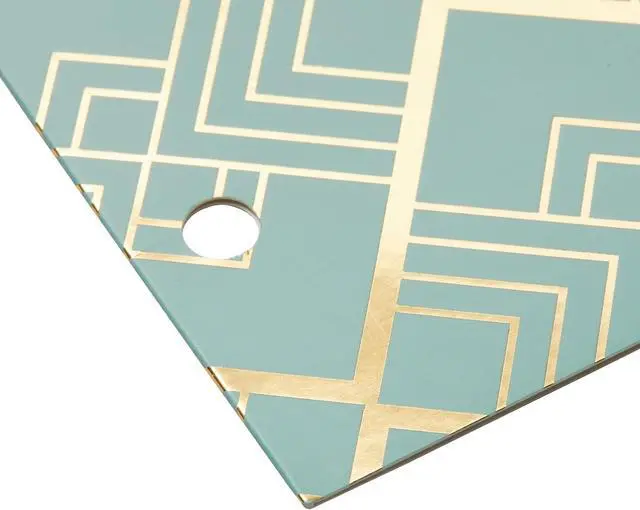 Alt view image 5 of 7 - School Folders with Pockets 3 Hole Punched with 6 Geometric Designs for Office Supplies (9.5 x 12 Inches) - Pack of 6 Pocket Folders