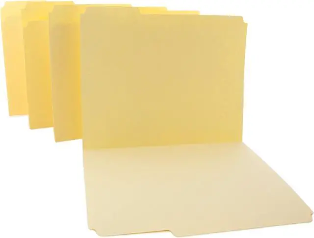 Alt view image 5 of 5 - BAZIC Manila File Folder 1/3 Cut Letter Size Left Right Center Tabs Positions for Organizing Filing Document Storage Total 12-Count