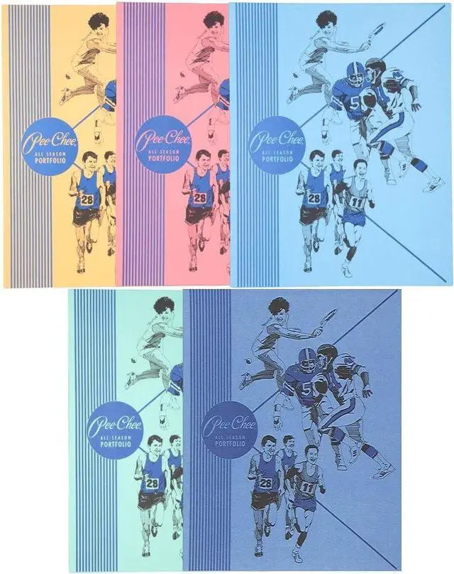 Main image of 2-Pocket Folders Color Talk Pee Chee Portfolio Assorted Colors 5-Pack (73331)