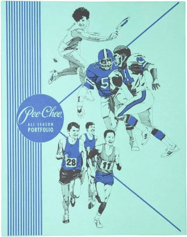Alt view image 4 of 7 - 2-Pocket Folders Color Talk Pee Chee Portfolio Assorted Colors 5-Pack (73331)