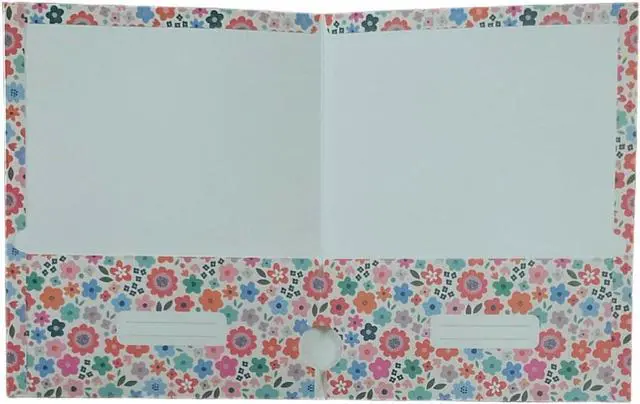 Alt view image 6 of 7 - Back to School 2 Pocket Folders | Heavy Duty | Set of 4 Portfolios | Elementary Grade School | Fun Trendy Designs (Rainbows Unicorns Butterflies Flowers)