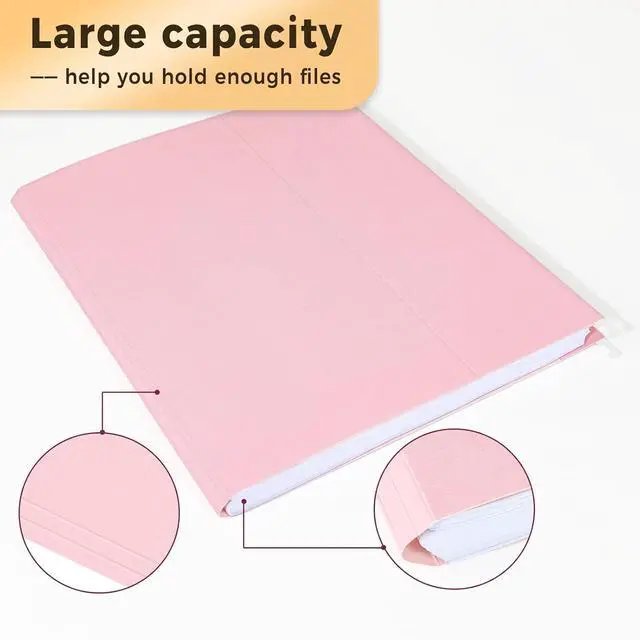 Alt view image 7 of 7 - Hanging File Folders 50 Pack Letter Size Hanging File Folders with 1/5-cut Tabs Stay Organized for Your Home and Office Bulk File Documents and Paper 10 Pastel Colors