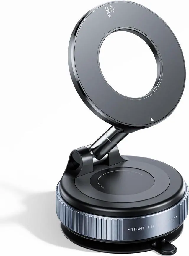 Main image of 2026 Upgraded Vacuum Magnetic Car Phone Holder 360° Reinforced 96LBS Ultra Suction Cup Phone Mount for MagSafe Cell Phone Holders for Your Car/Gym/Mirror Mount for iPhone & Android