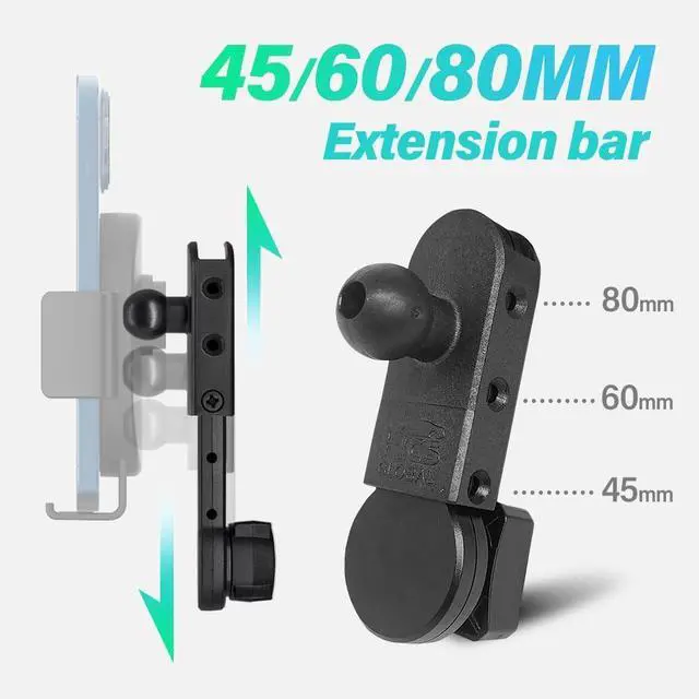 Alt view image 6 of 6 - Car Phone Holder for Toyota Highlander 2020 2021 2022 2023 2024 2025 Limited Platinum HEV Trims with 12.3 Navigation Monitor  Custom-Fit Mount for Seamless Interior Accessories
