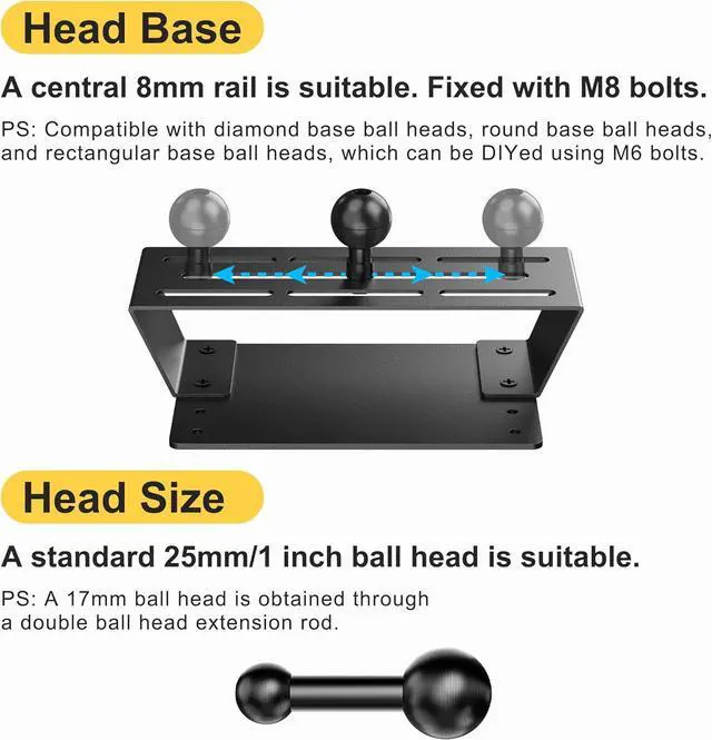 Alt view image 5 of 7 - Dash Mount Phone Holder Compatible with 2015-2020 F150 2017-2022 F250 F350 Metal Cellphone Mounting Bracket Stand for Most CellPhones