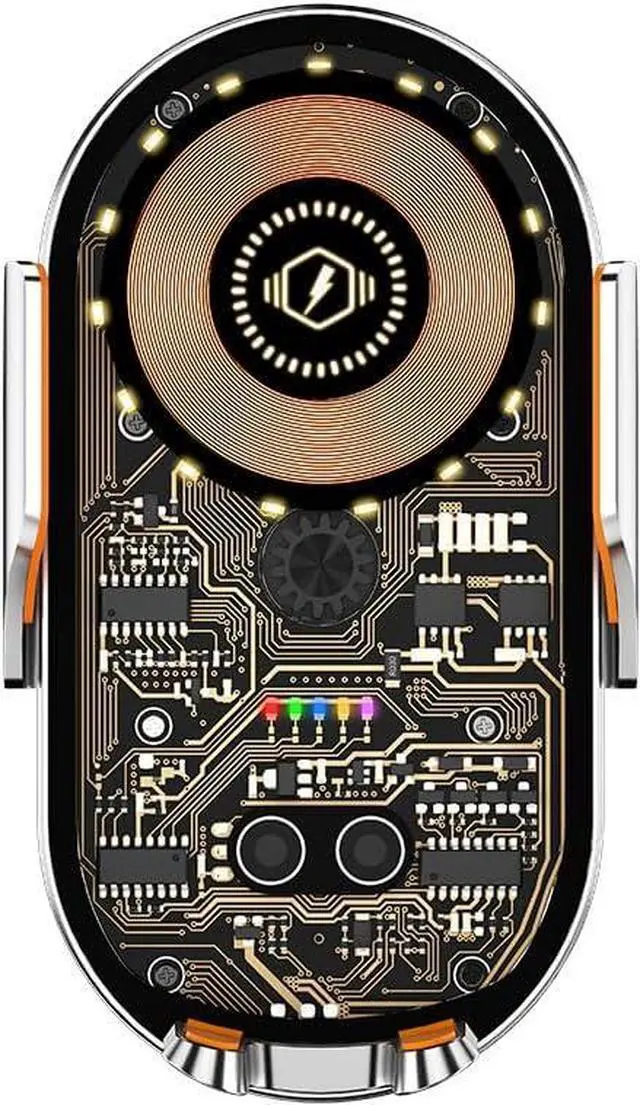 Main image of Phone Holders for Your Car with Wireless Chargre - Metal Hook Clip Auto Clamp Air Vent Cell Phone Car Mount Hands Free Universal Automobile Cradle Fit for iPhone Android and All Smartphones