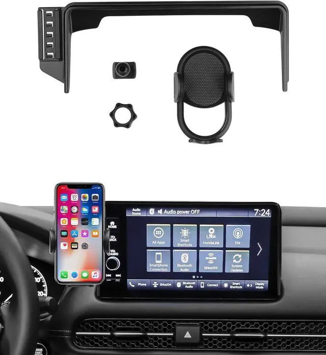 Main image of Custom Fit for Car Phone Holder Honda Pilot 2023-2025 2026 Accessories Phone Mount 9-Inch Screen Cell Phone Automobile Cradles Hands-Free 360 Degree Rotation
