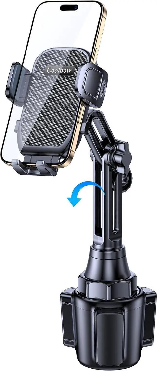 Main image of Cup Holder Cell Phone Holder for Car Mount Car Cup Phone Holders for Your Car Phone Holder Trucks SUVs Compatible with iPhone 16 15 14 13 Plus Pro Max Galaxy S24 All 4-7 Phone