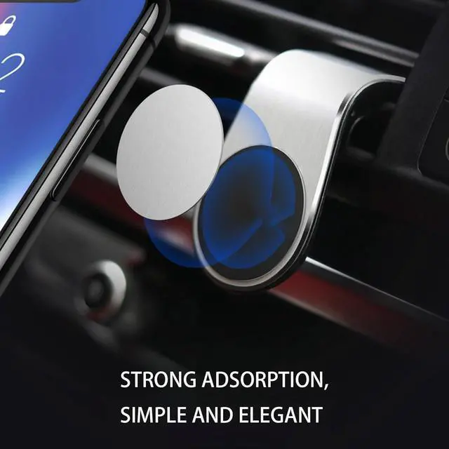 Alt view image 4 of 7 - Joyeloo Phone Holder Joyeloo Magnetic Phone Holder for Car Mobile Phone Navigation Magnetic Bracket 360° Adjustable Hands Phone Stand Secure Clip-On Air Vent Phones Cradle for Driving