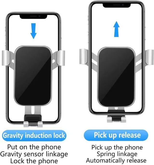 Alt view image 4 of 6 - Car Phone Holder for Porsche 911 2013 2014 2015 2016 2017 2018 2019 GT2 GT3 RS R Coupe Convertible Carrera Cabriolet Speedster Targa Turbo Auto Accessories Cell Phones Mount Cellphone Cradle