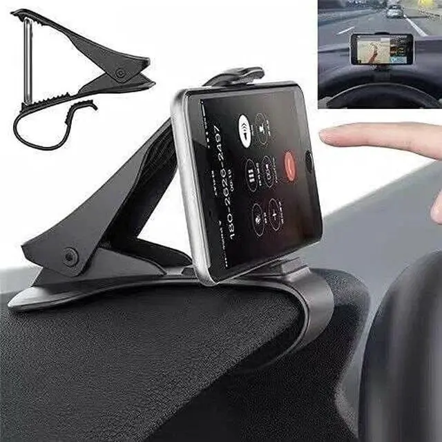 Alt view image 4 of 5 - Car Dashboard Mount Holder Stand Clamp Cradle Clip for Cell Phone GPS Navigation Clip on Dash Phone Holder Durable Mount