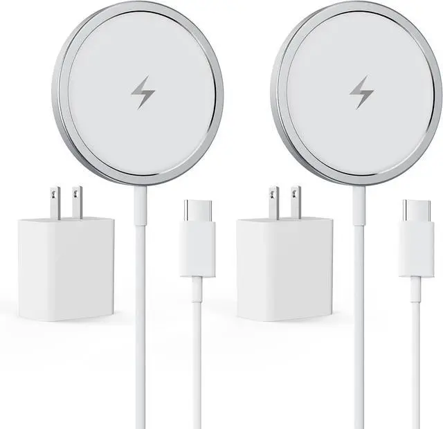 Main image of 2025 Magnetic Wireless Charger Fast  Mag-Safe Charger for iPhone 16 Pro Max/16 Pro/15Pro Max/15 Plus/14/13/12/AirPods 3/2/Pro/Pro 2 Magnet Charging Pad Mag Safe Chargerwith Dual Charging Ports