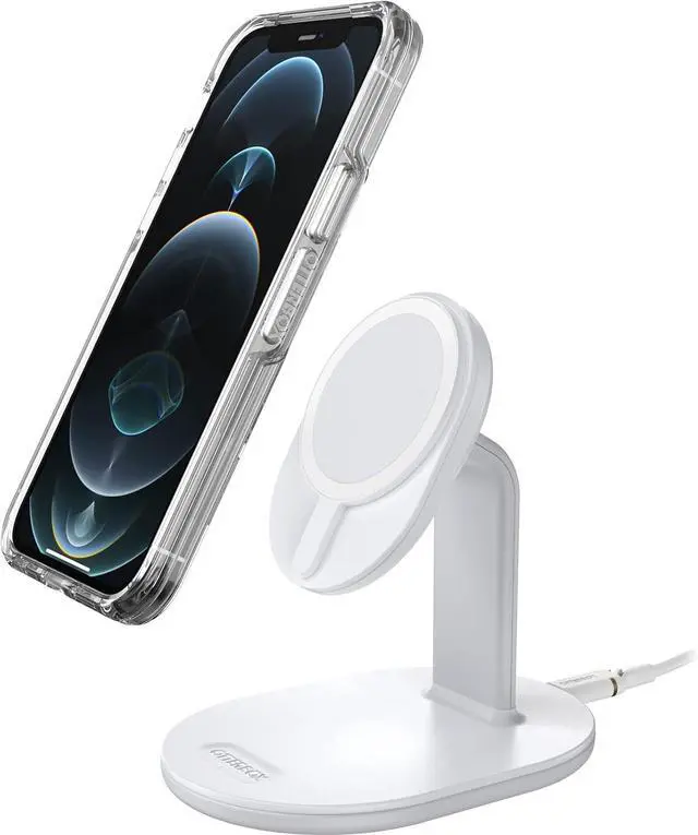 Alt view image 2 of 6 - Wireless Charging Stand 2.0 for MagSafe - White