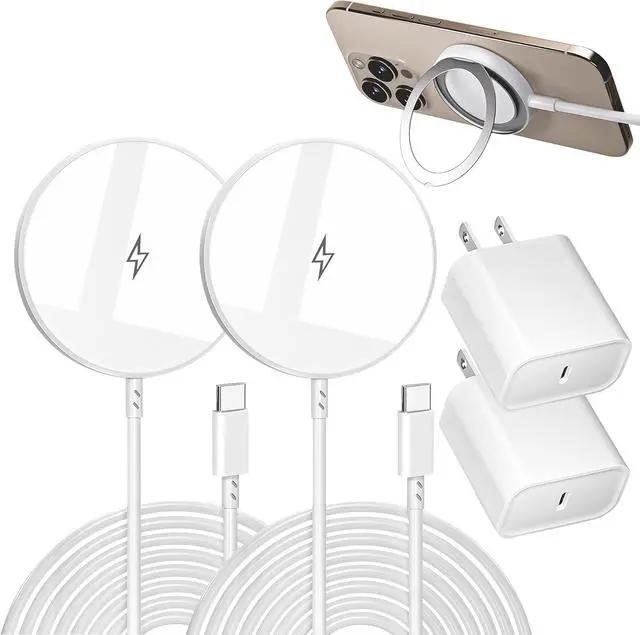 Main image of 10FT Magnetic Charger for iPhone 15W Fast Mag Safe Wireless Charging Pad for iPhone16 Pro Max/16 Plus/15 Pro Max Magnet iPhone Wireless Charger Stand Mag safe for iPhone16/15/14/13/12 AirPods 3/2/Pro