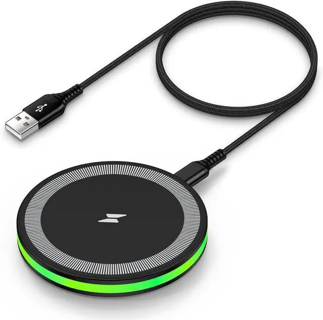 Main image of Wireless Charger Fast Charging Pad Android Charging Station Wireless Phone Charger for Android  Galaxy S25 Ultra S25 Plus S25 S24 S23 S22 S21 S20 S10 iPhone 16 Pro Max Plus 15 14 13 12