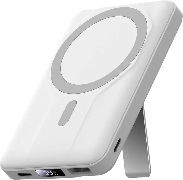 Main image of Wireless Portable Charger with Stand Slim 10000mAh Magnetic Power Bank for Magsafe 22.5W Fast Charging Battery Pack with Digital Display Compatible with iPhone 16/15/14/13/12 Series