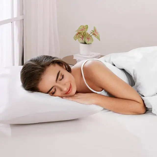 Alt view image 6 of 6 - White Pillowcases Standard 12 Pack 20x26 Pillow Cases with Envelope Closure Soft Plain Brushed Microfiber Covers Breathable Wrinkle-Resistant