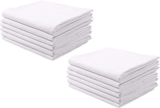 Alt view image 2 of 7 - Brushed Microfiber Pillow Cases Bulk Pack Control Allergies and Ensure Sound Sleep Set of 12 White