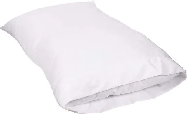 Alt view image 4 of 7 - Brushed Microfiber Pillow Cases Bulk Pack Control Allergies and Ensure Sound Sleep Set of 12 White