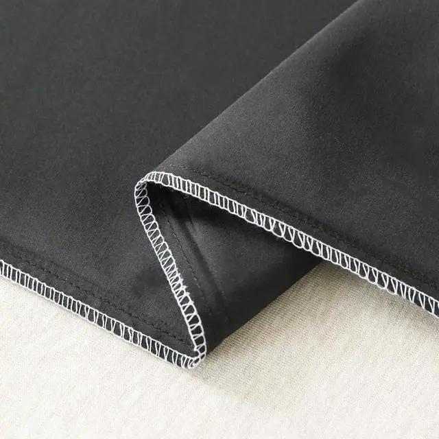 Alt view image 4 of 7 - Queen Size Pillowcases Set of 2 20x30 Cotton Pillow Case with Envelope Closure Soft & Breathable Pillow Covers for Bed Black