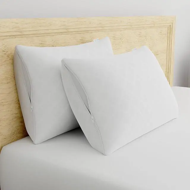Alt view image 6 of 6 - Set of 2 King AllerEase Pillow Protectors - Temperature Balancing Allergist Recommended - Premium Breathable Zippered Protectors