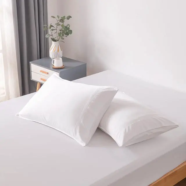 Main image of Bella Coterie | Luxury Bamboo King Size Pillowcase Set | 100% Organically Grown Bamboo Viscose | Ultra Soft | Cooling | 2 Pcs [White]