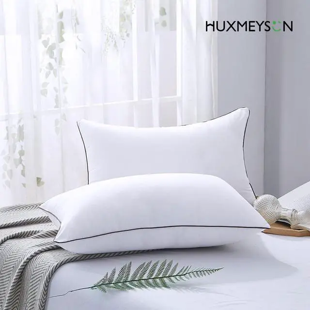 Alt view image 6 of 7 - Pillows Standard Size Set of 4 Bed Pillows Set of 4 Down Alternative Luxury Hotel Pillows for Sleeping and for Side and Back Sleepers