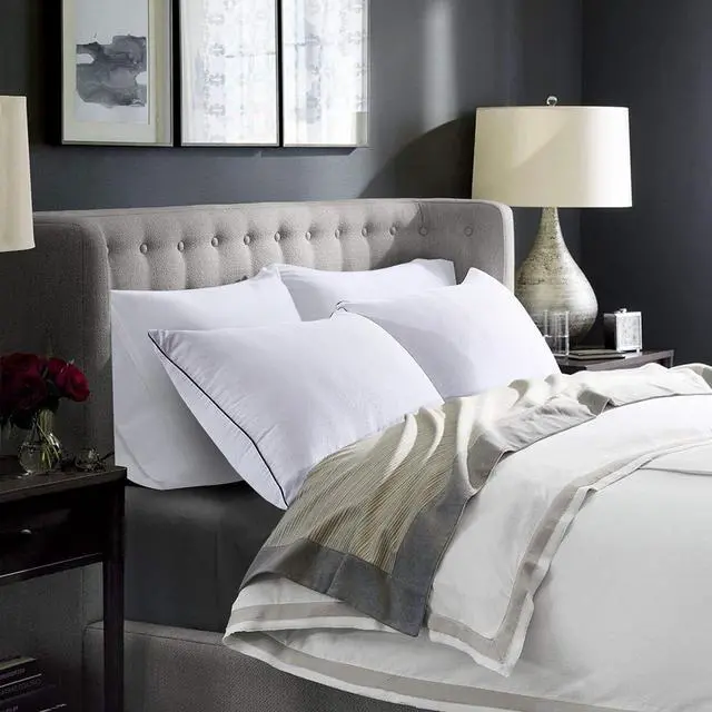Alt view image 7 of 7 - Pillows Standard Size Set of 4 Bed Pillows Set of 4 Down Alternative Luxury Hotel Pillows for Sleeping and for Side and Back Sleepers