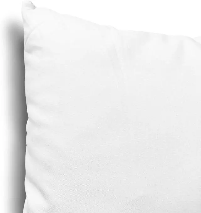 Alt view image 5 of 7 - Throw Pillow Inserts Set of 2 Lightweight Down Alternative Polyester Pillow Couch Cushion Sham Stuffer Machine Washable. (White 18x18)