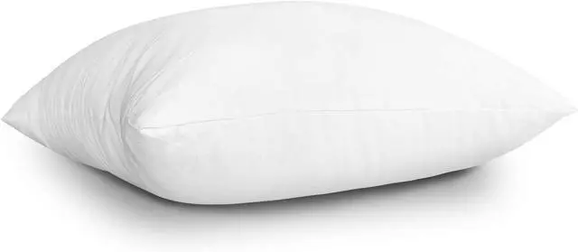 Alt view image 6 of 7 - Throw Pillow Inserts Set of 2 Lightweight Down Alternative Polyester Pillow Couch Cushion Sham Stuffer Machine Washable. (White 18x18)