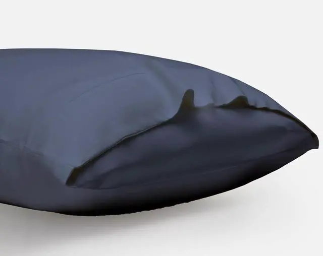 Main image of DOZ Pillowcase Set 100% Viscose derived from Bamboo Organically Grown Buttery Soft Silky Breathable Cooling Oeko-TEX High GSM 2-Pack Envelope Closure (Queen Sapphire)